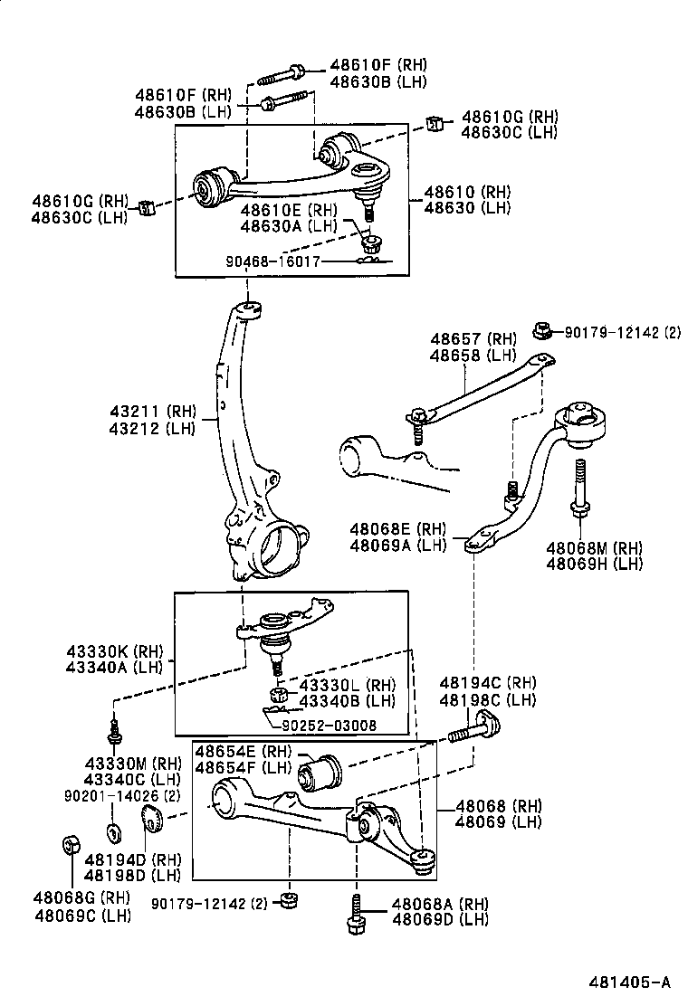 Front Axle Arm Steering Knuckle