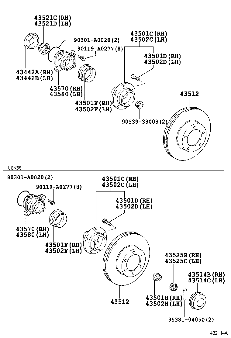 Front Axle Hub