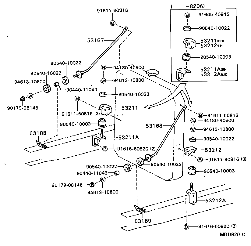 Radiator Support Wind Guide