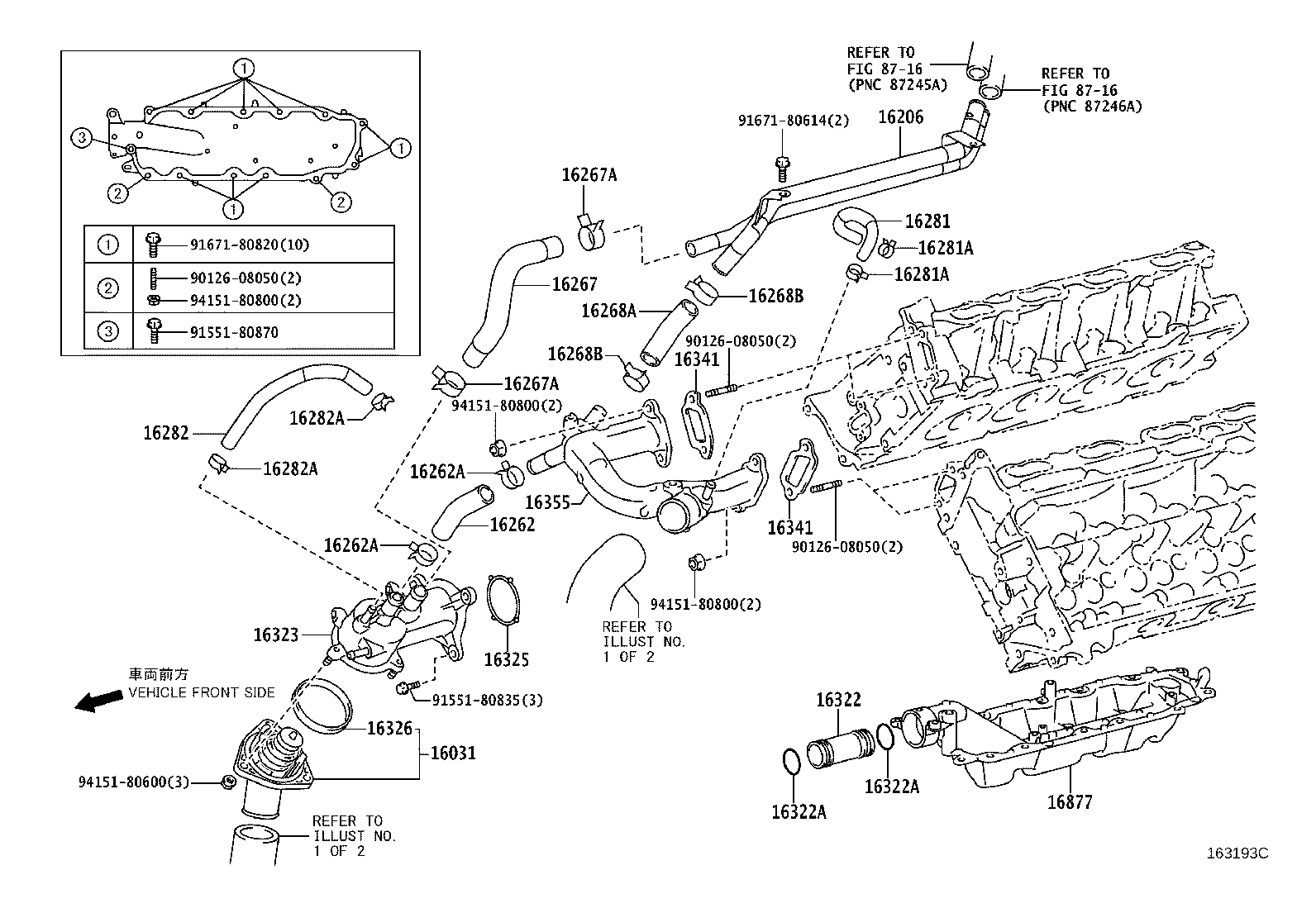 Radiator Water Outlet