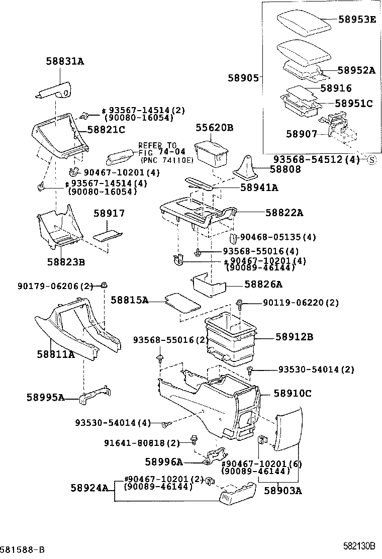Console Box & Bracket