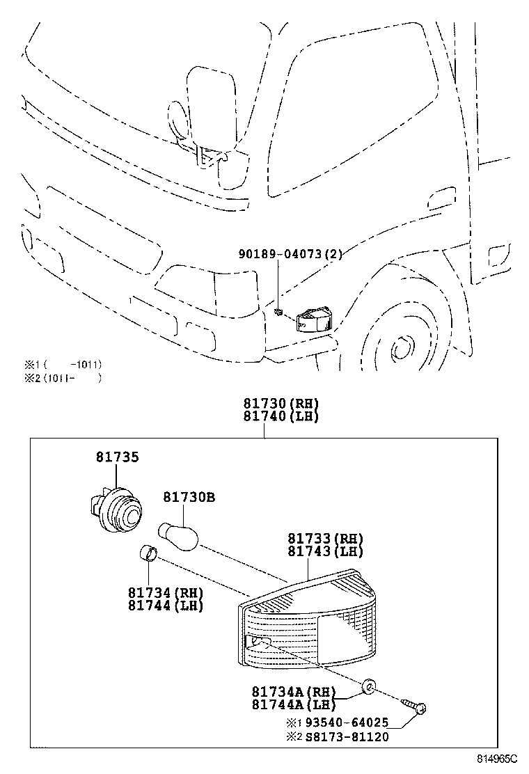 Turn Signal Lamp & Outer Mirror Lamp