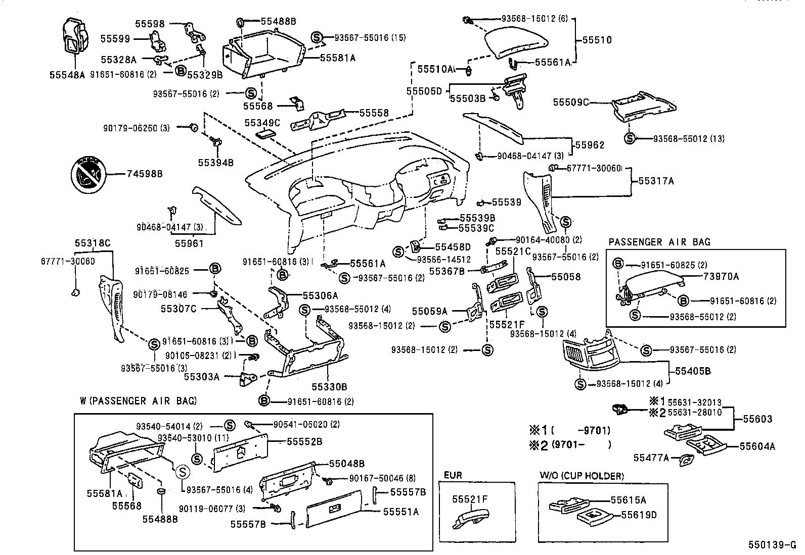 Instrument Panel Glove Compartment