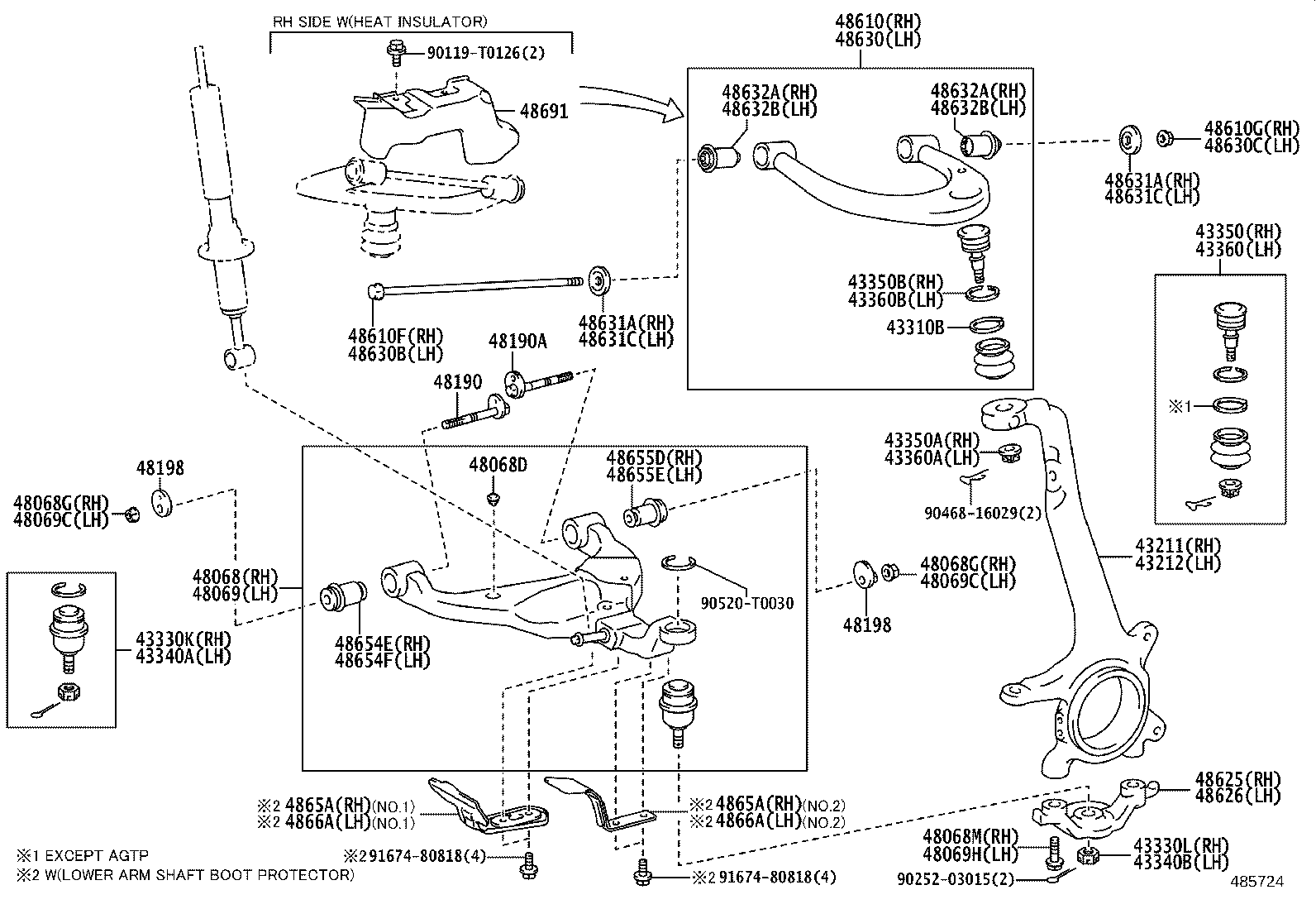 Front Axle Arm Steering Knuckle