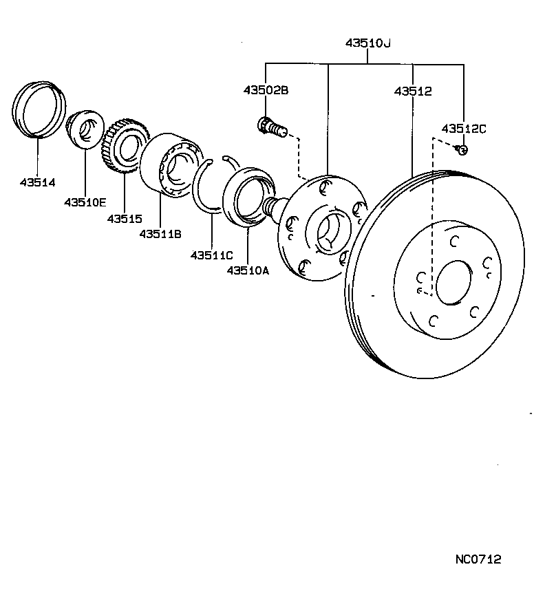 Front Axle Hub