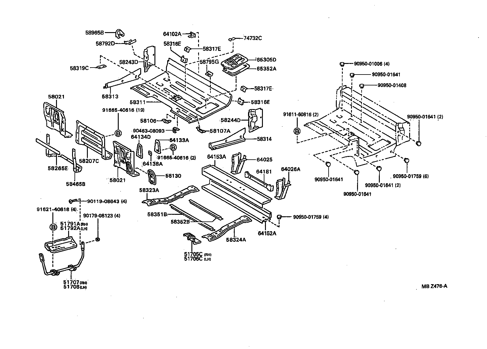 Rear Floor Panel