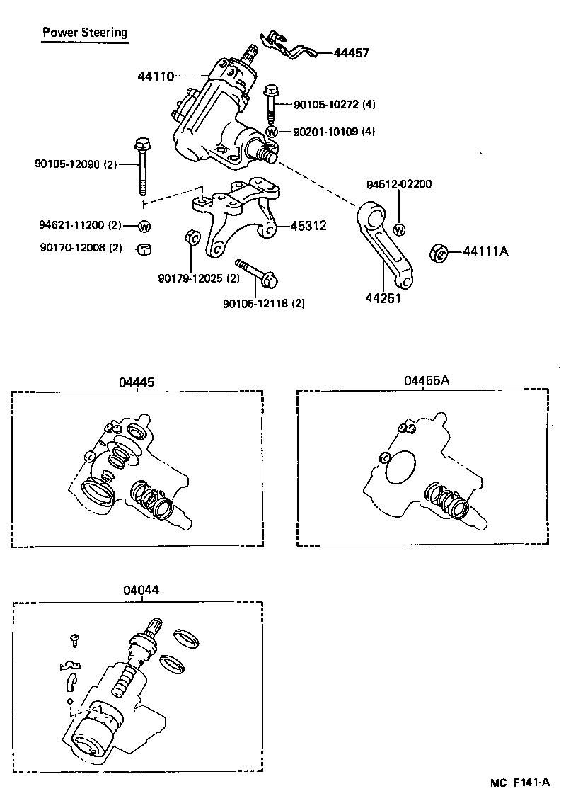 Enlace del mecanismo de dirección