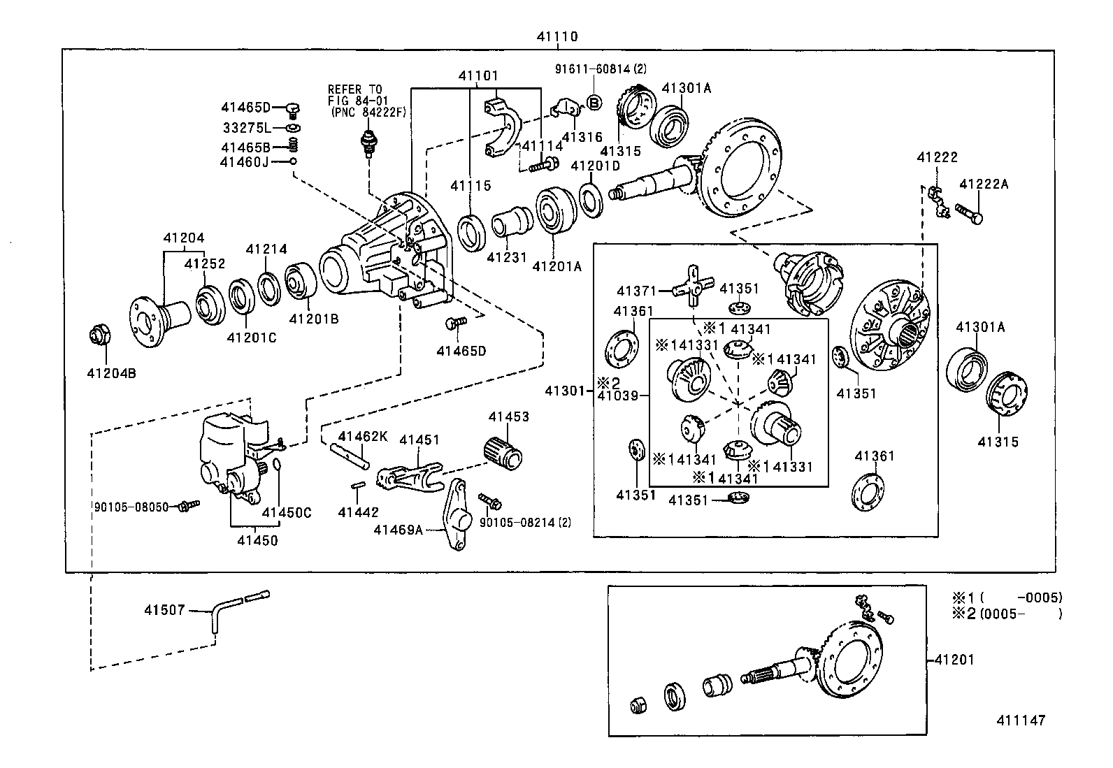 Rear Axle Housing Differential