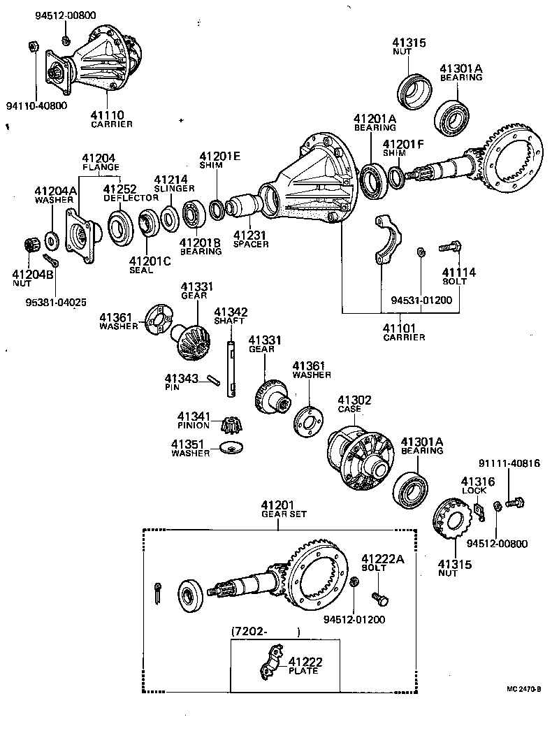 Rear Axle Housing Differential