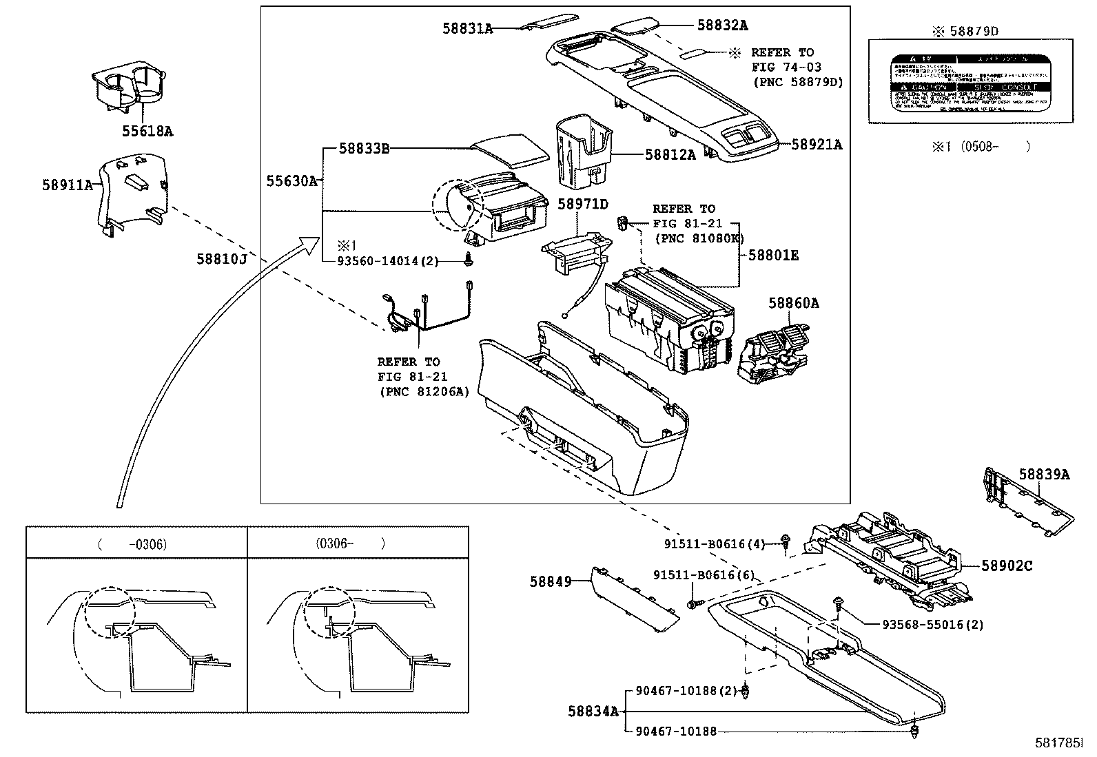 Console Box & Bracket