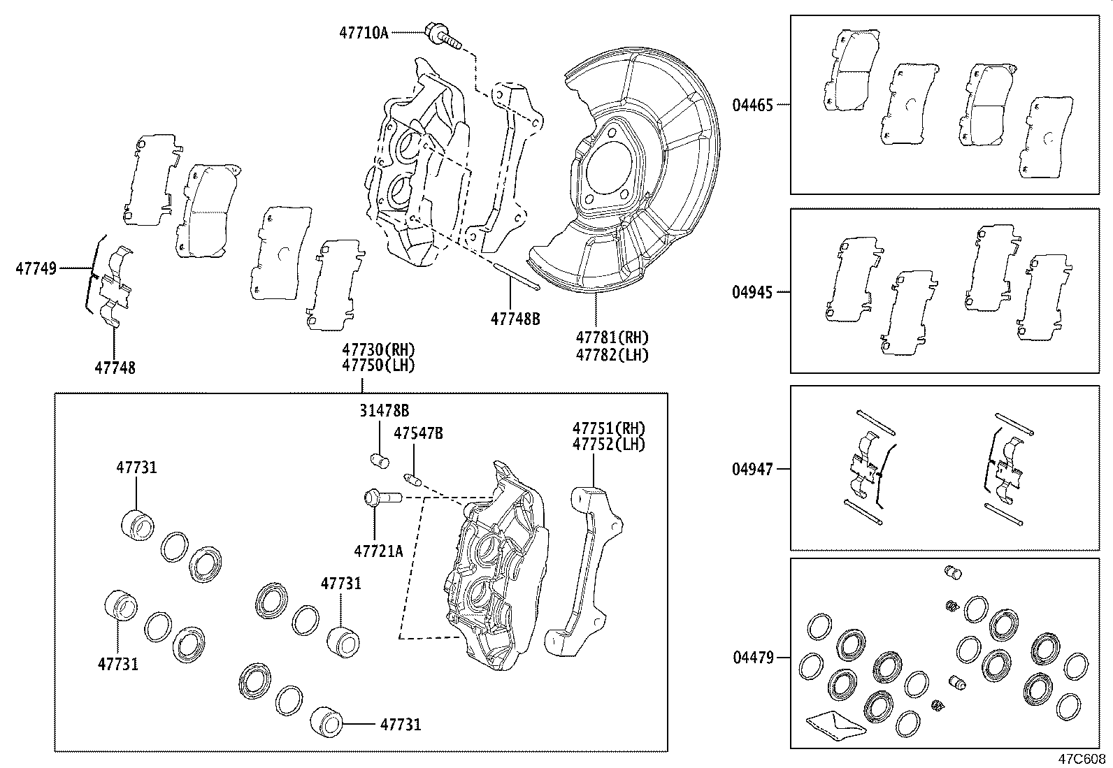 Front Disc Brake Caliper Dust Cover