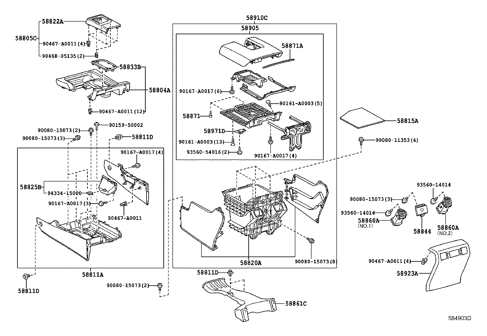 Console Box & Bracket