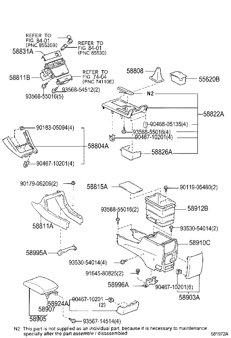 Console Box & Bracket