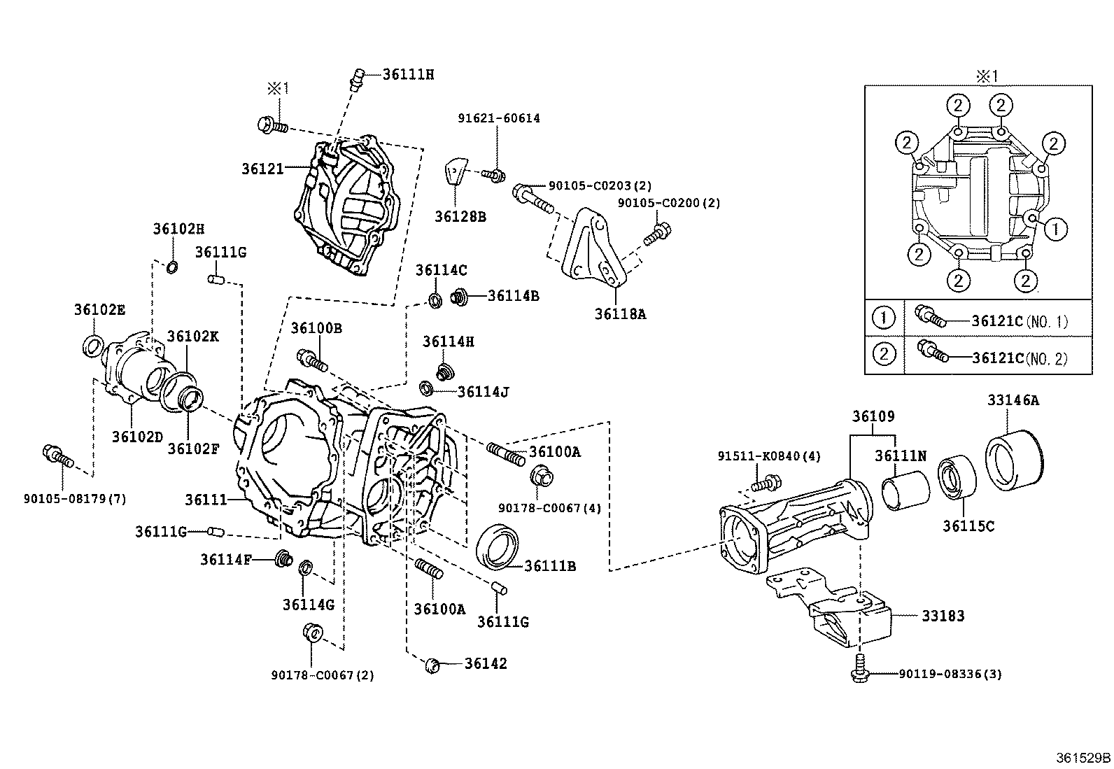 Transfer Case & Extension Housing