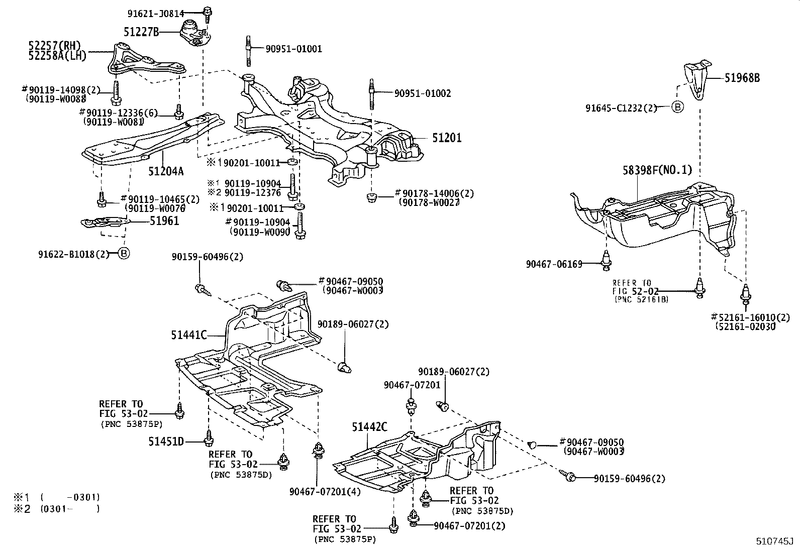 Suspension Crossmember & Under Cover