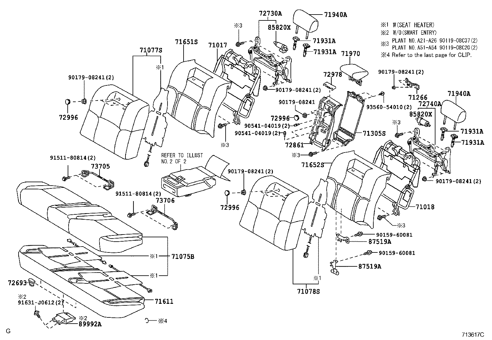 Rear Seat & Seat Track