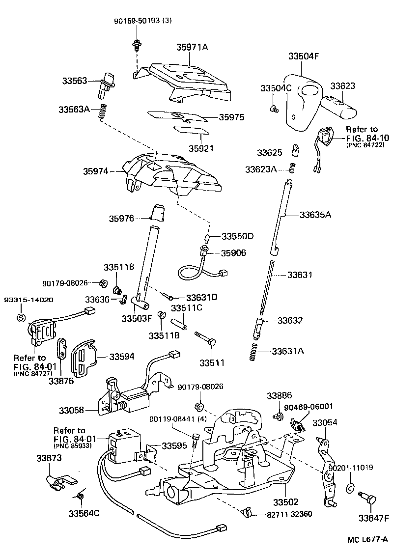 Shift Lever & Retainer