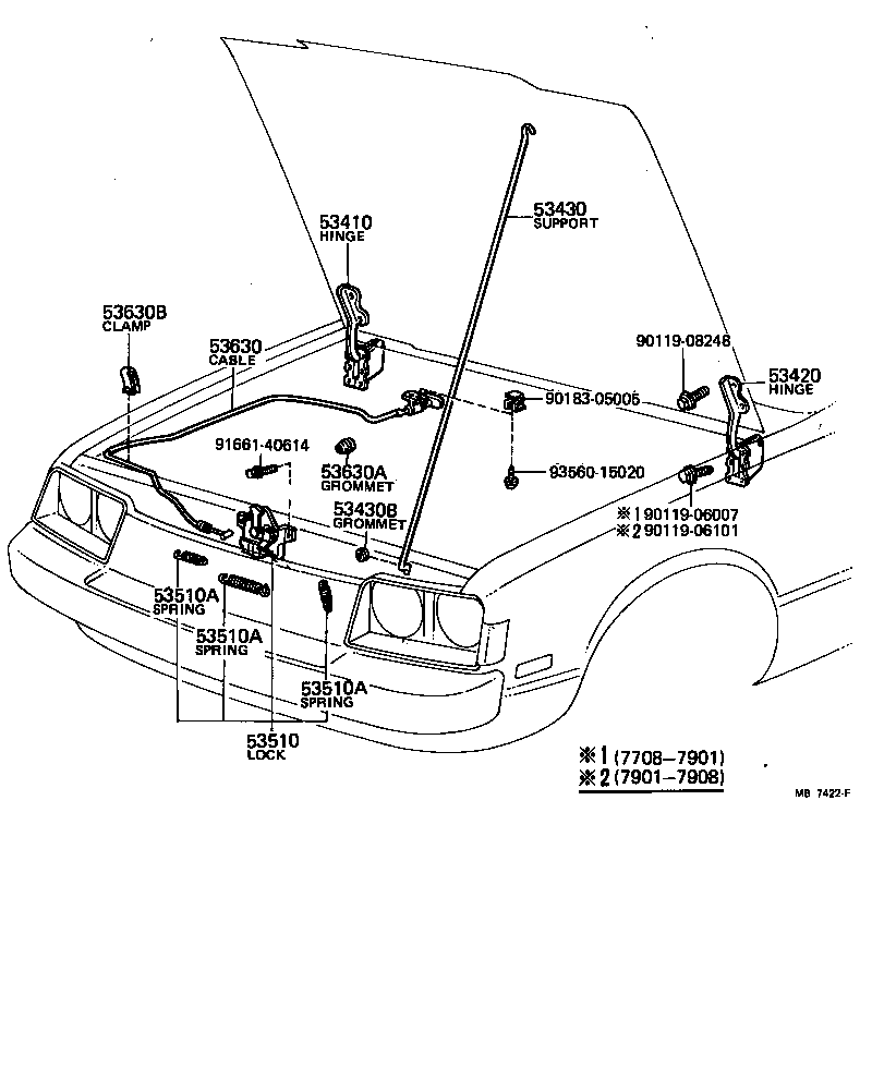 Hood Lock & Hinge