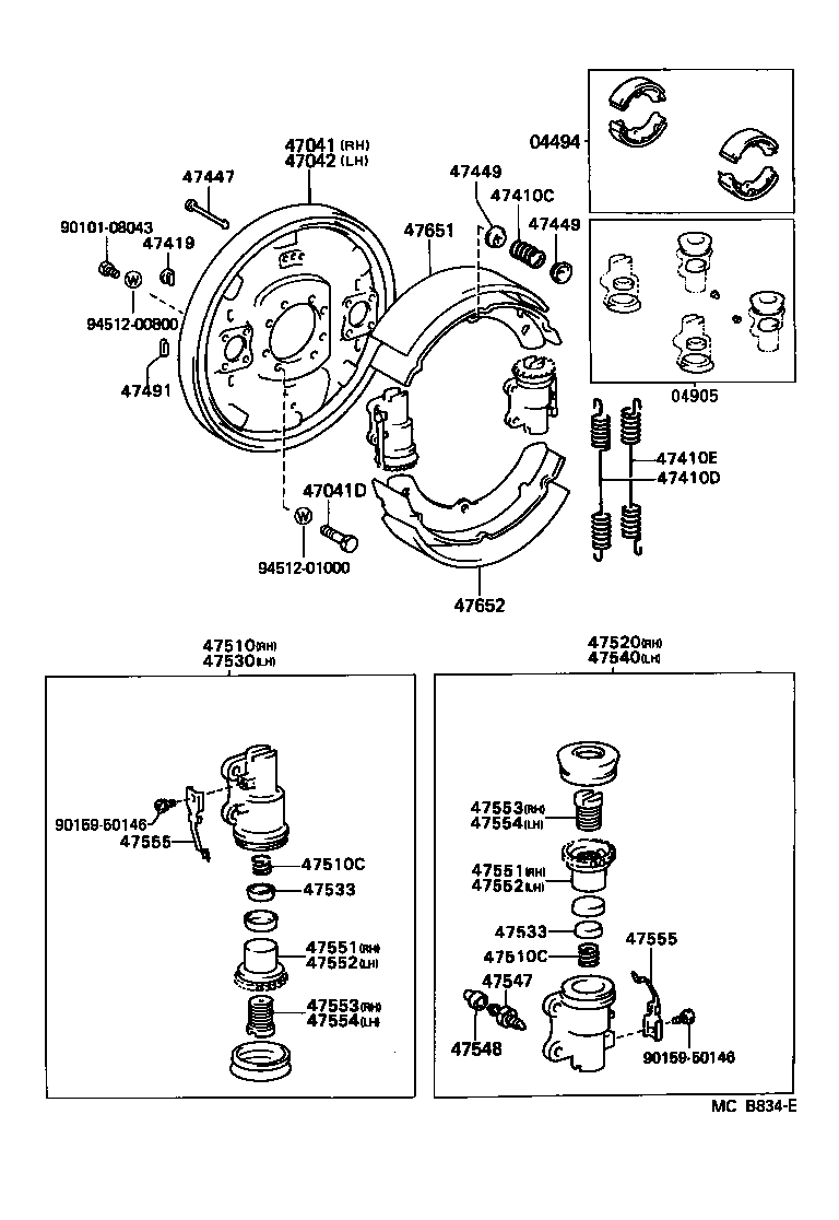 Front Drum Brake Wheel Cylinder