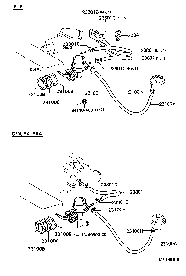 Fuel Pump & Pipe