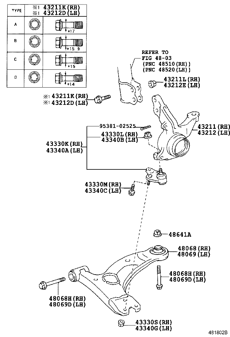Front Axle Arm Steering Knuckle