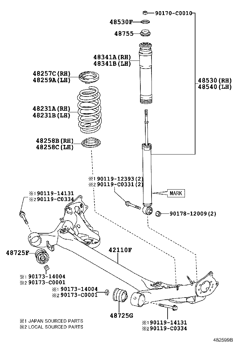 Rear Spring & Shock Absorber