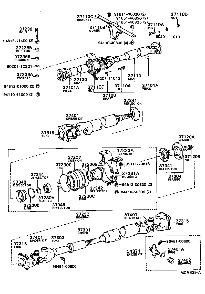 Propeller Shaft & Universal Joint