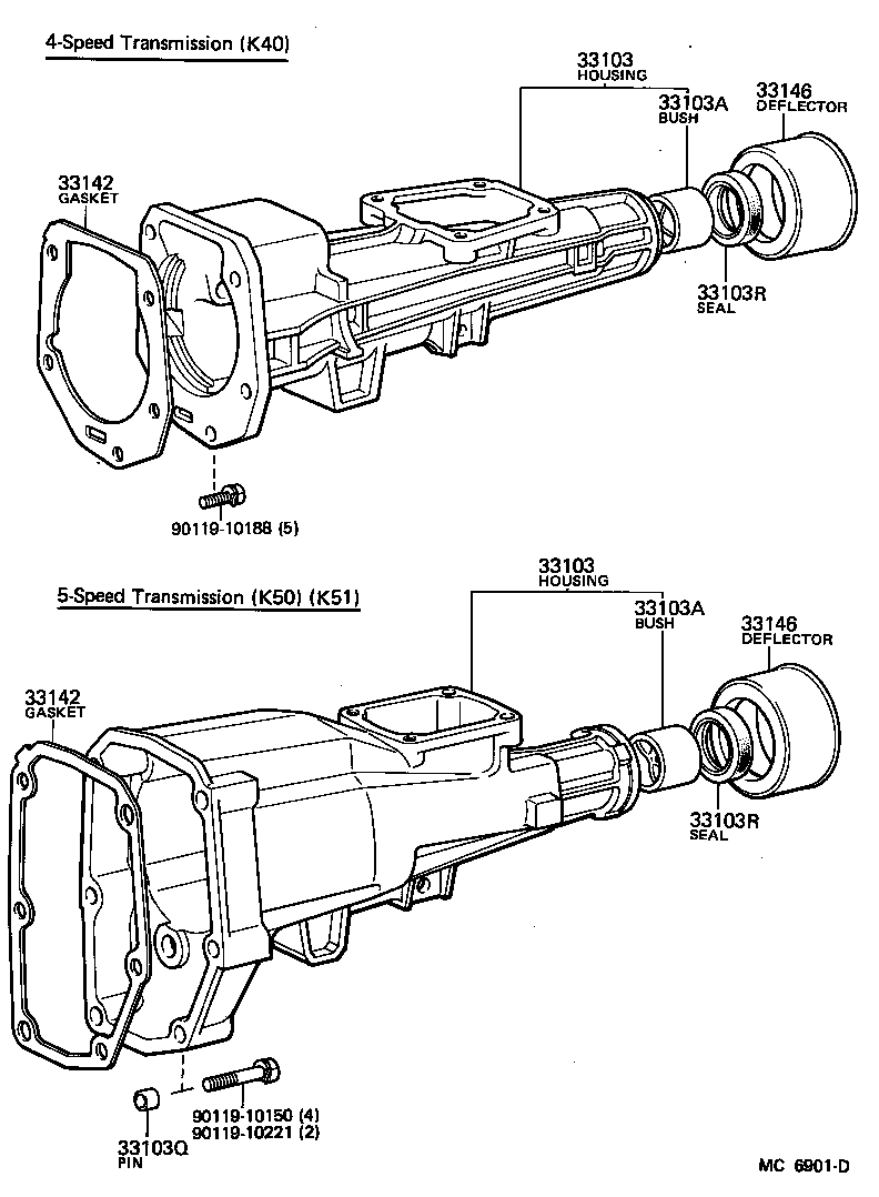 Extension Housing