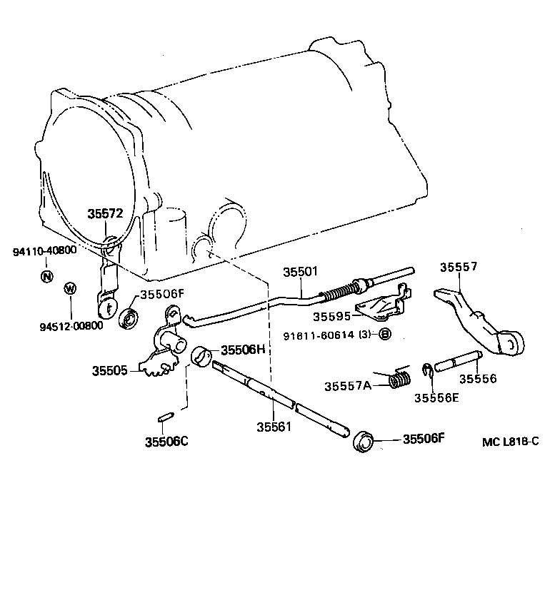 Throttle Link & Valve Lever