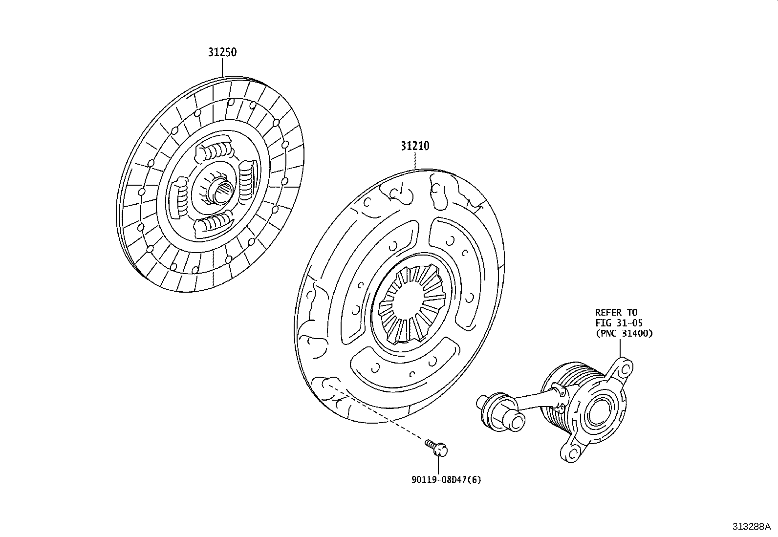 Clutch & Release Fork