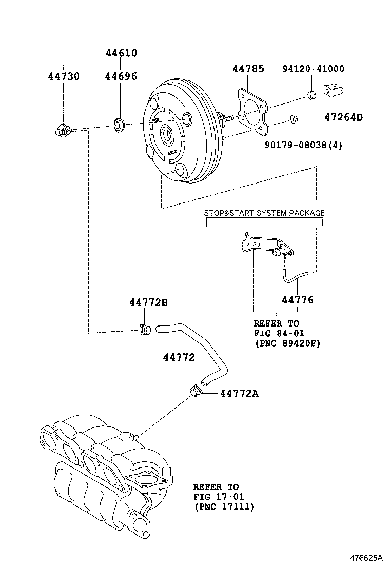 Brake Booster & Vacuum Tube