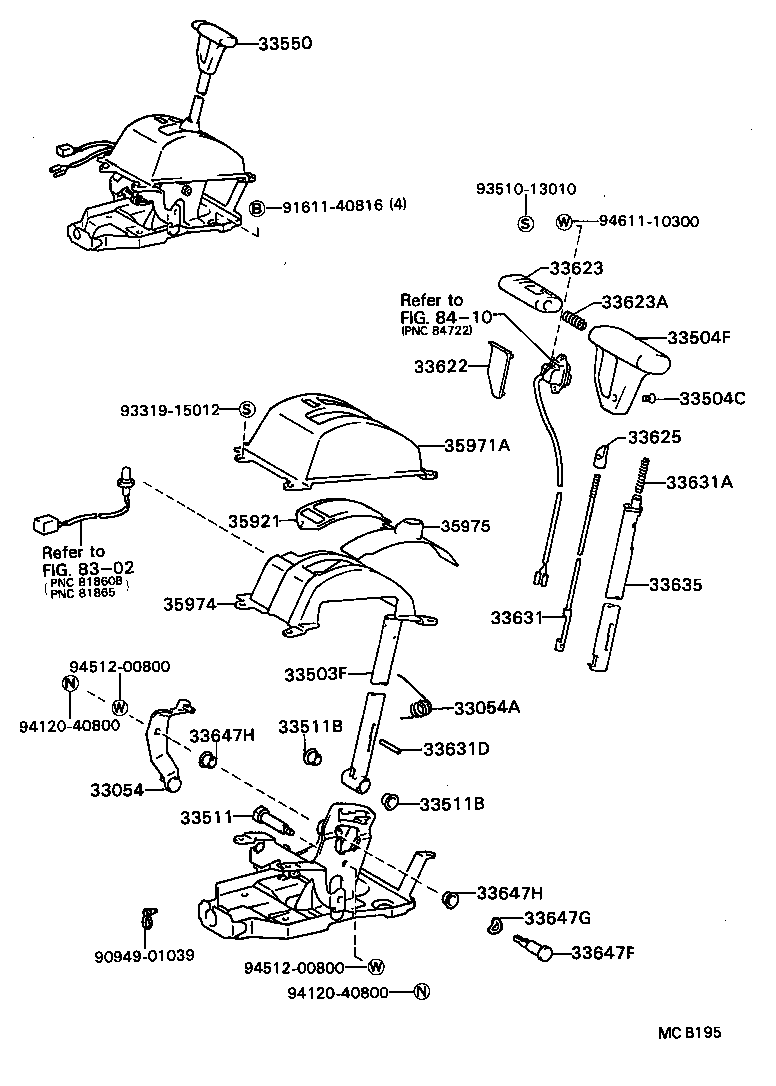 Shift Lever & Retainer
