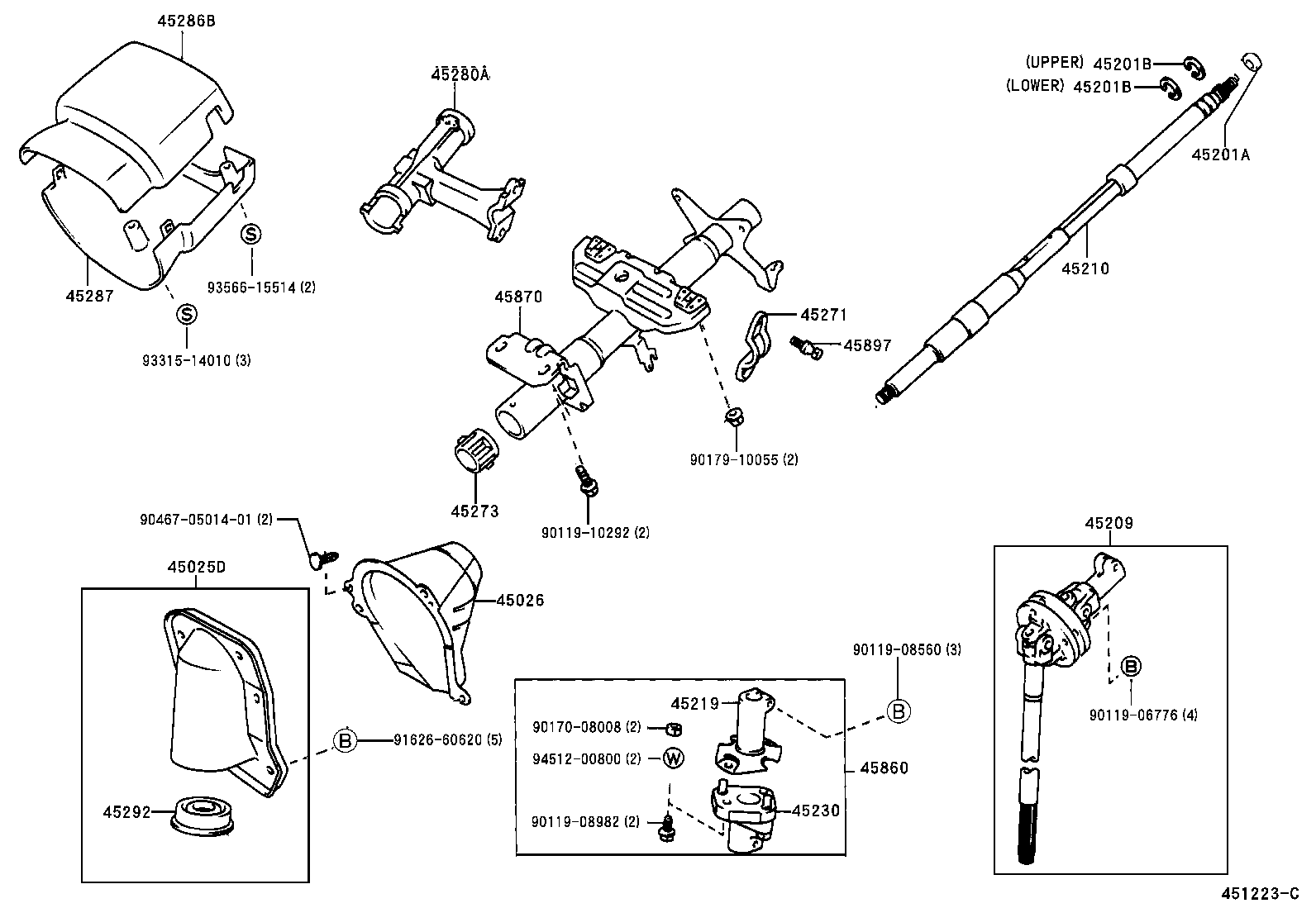 Steering Column & Shaft