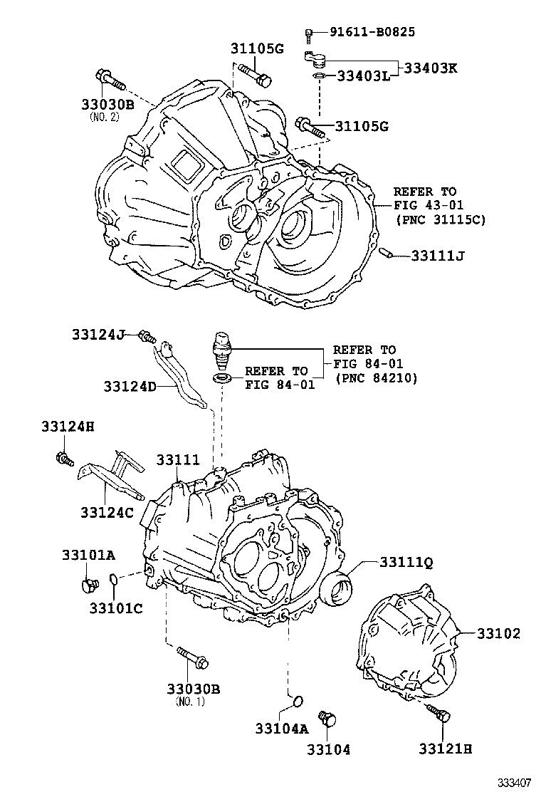 Clutch Housing + Transmission Case