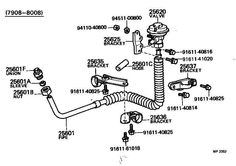 Sistema de recirculación de gases de escape