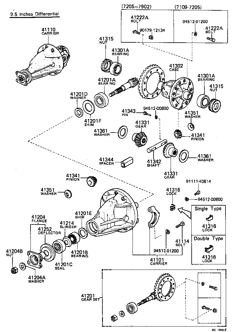 Rear Axle Housing Differential