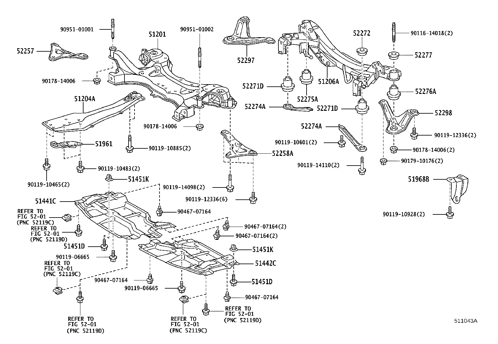 Suspension Crossmember & Under Cover