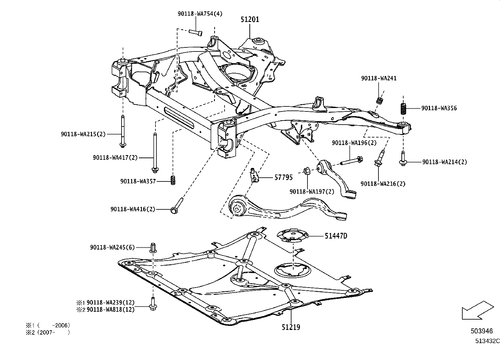 Suspension Crossmember & Under Cover