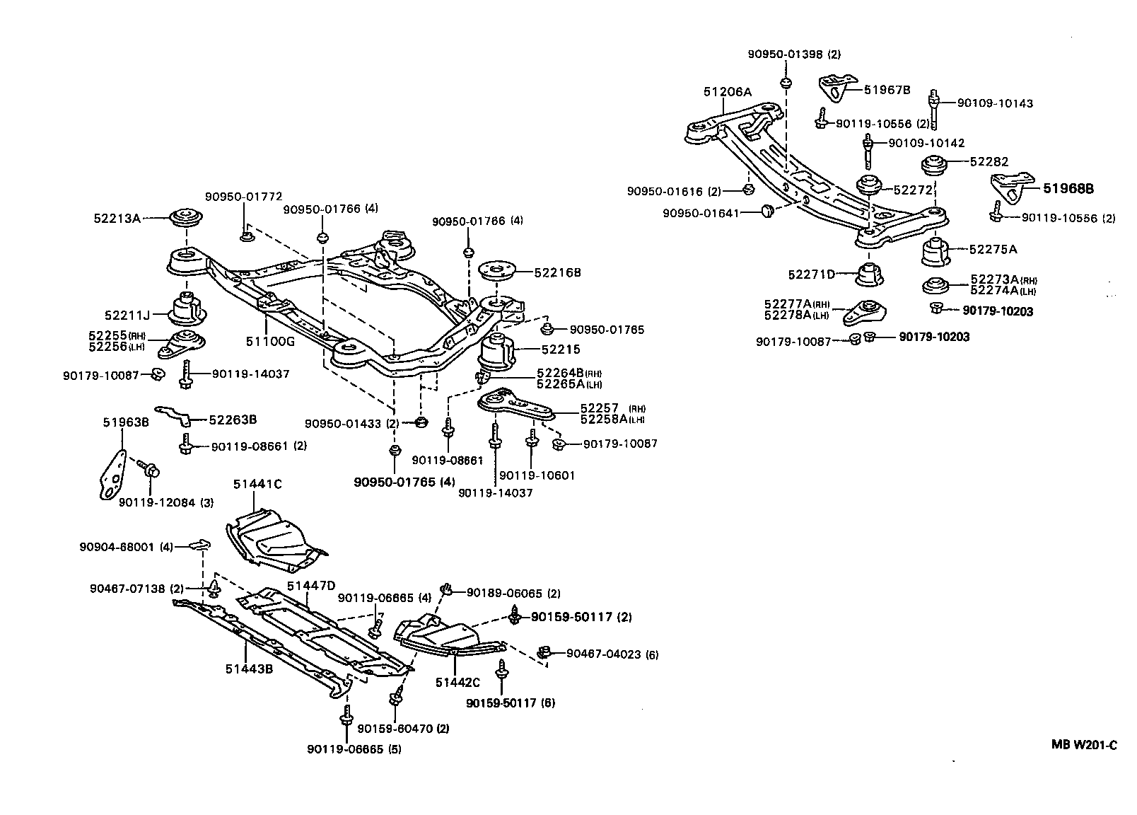 Suspension Crossmember & Under Cover