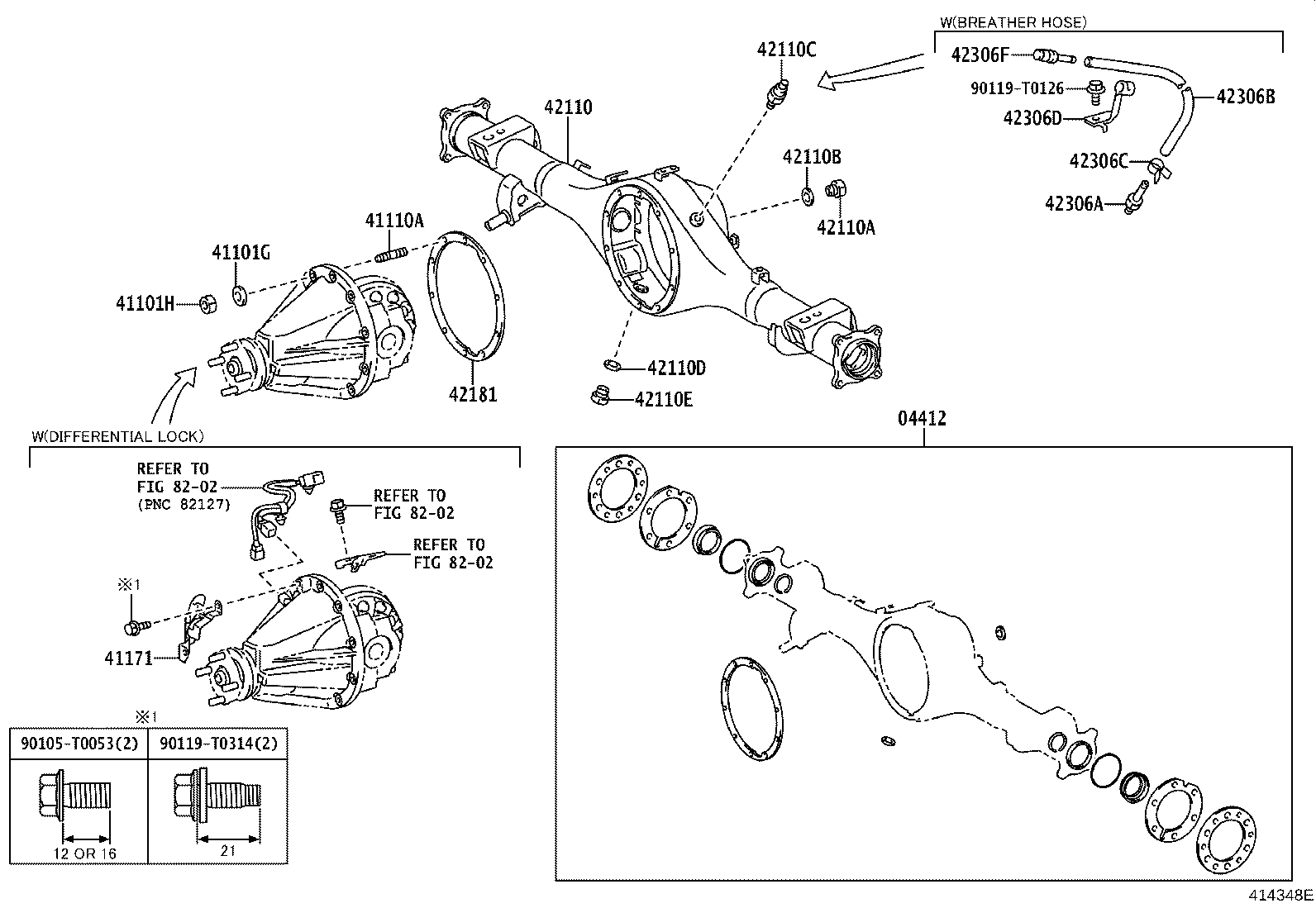 Rear Axle Housing Differential