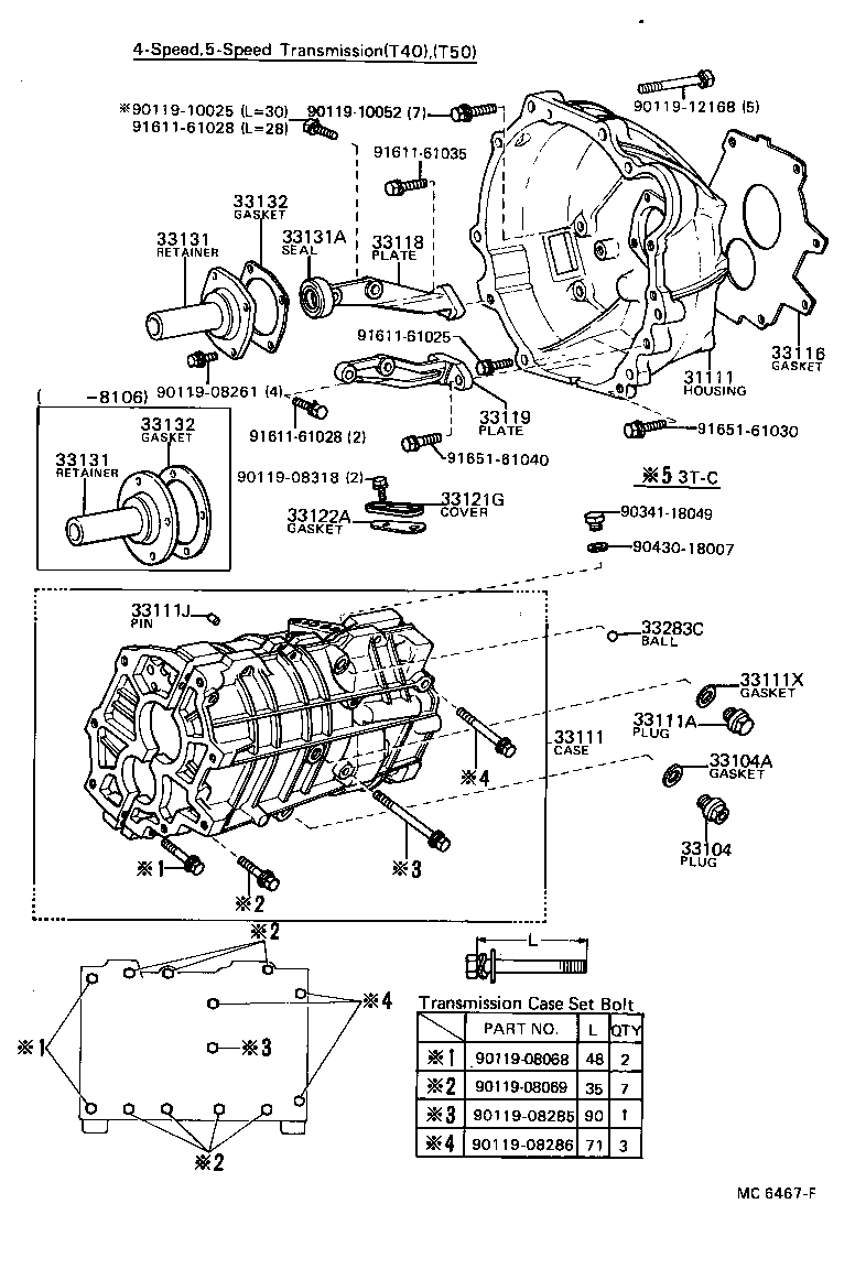 Clutch Housing + Transmission Case