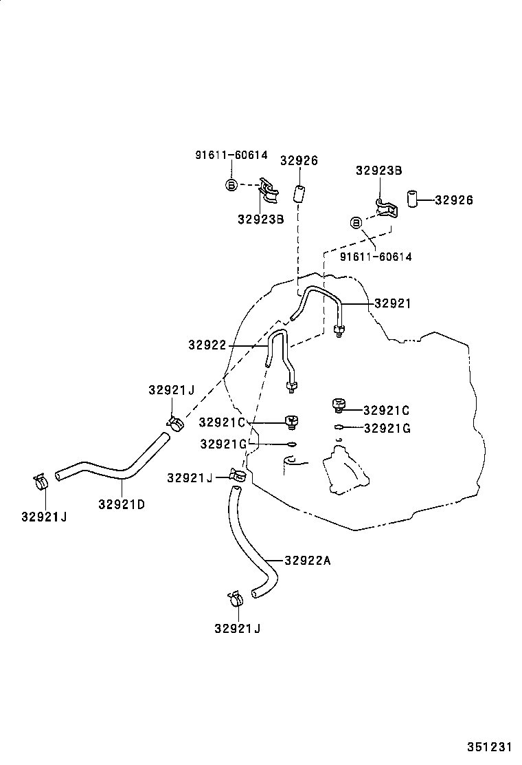 Enfriador de aceite y tubo