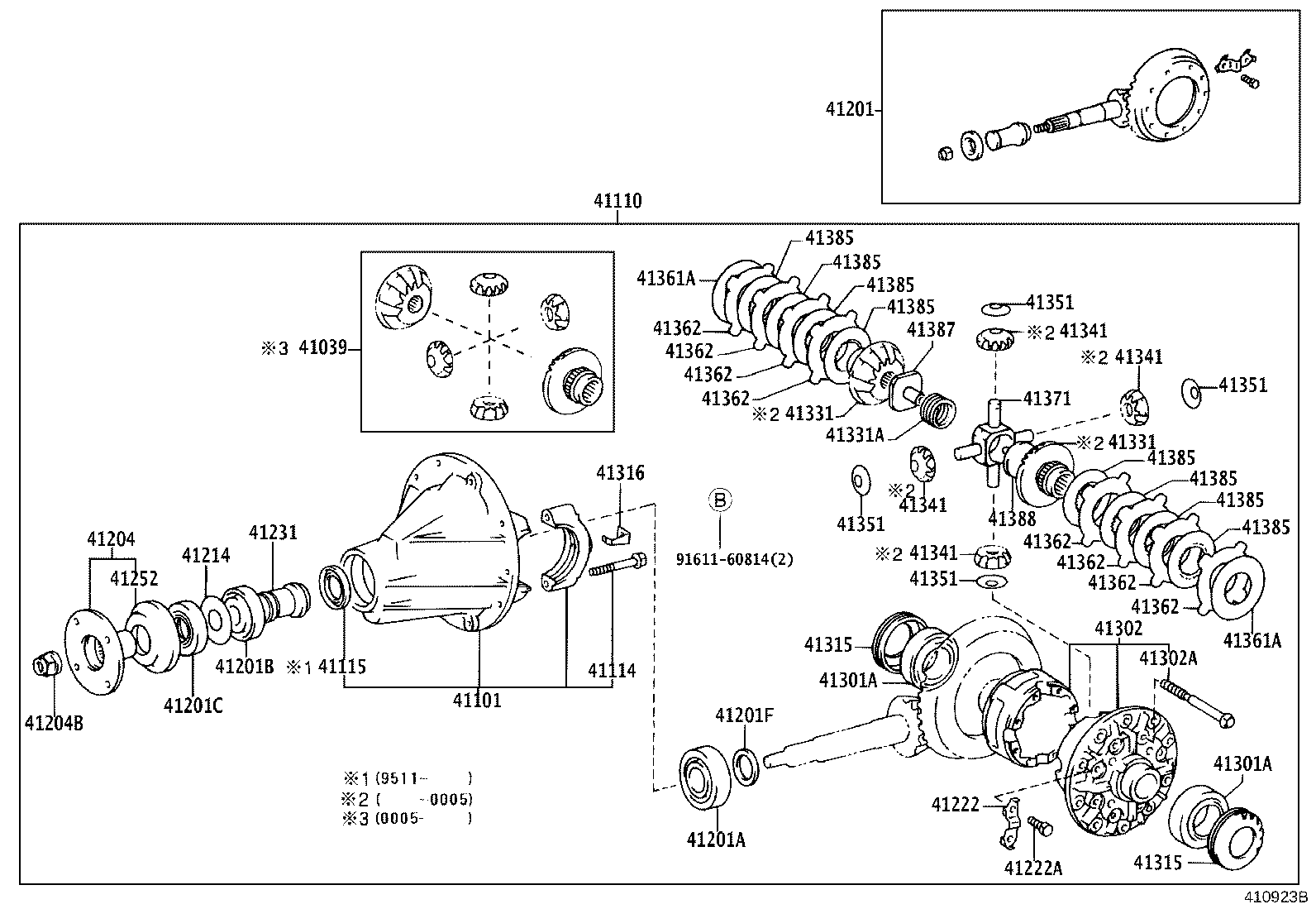 Rear Axle Housing Differential