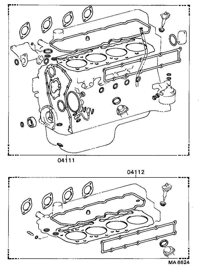 Engine Overhaul Gasket Kit