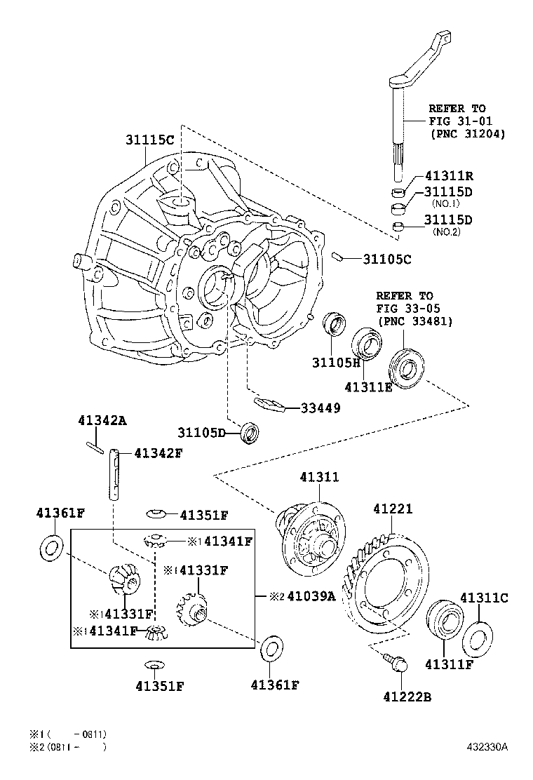 Front Axle Housing & Differential