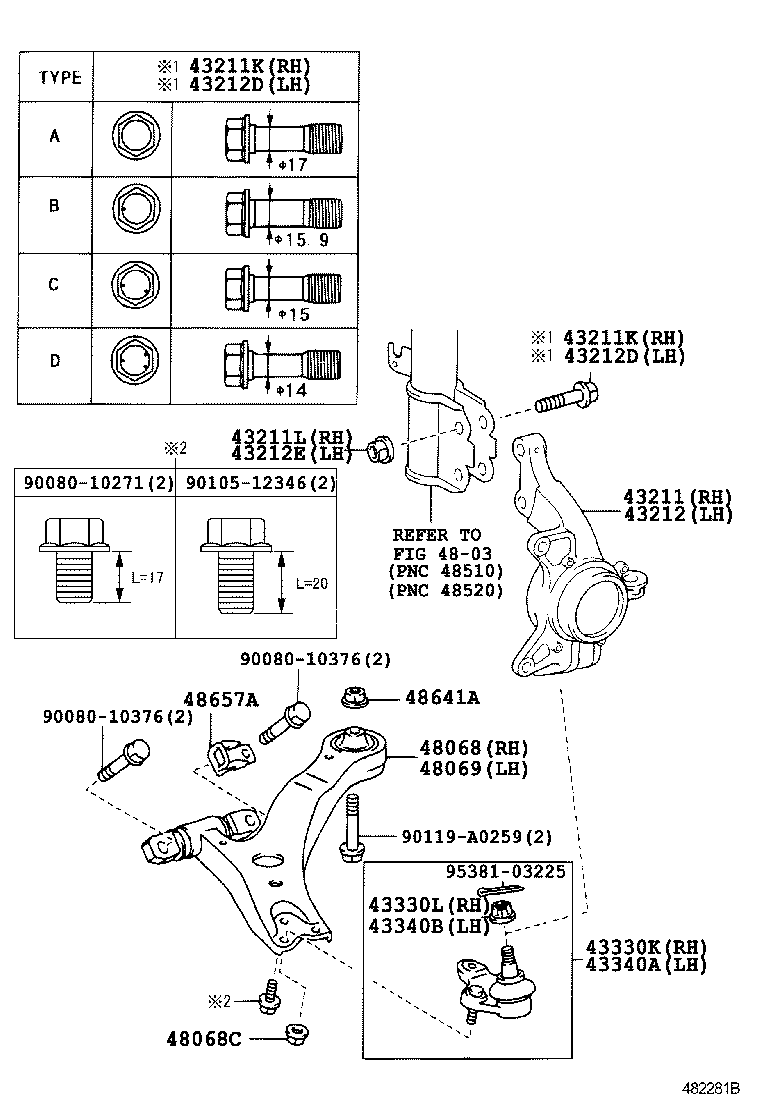 Front Axle Arm Steering Knuckle