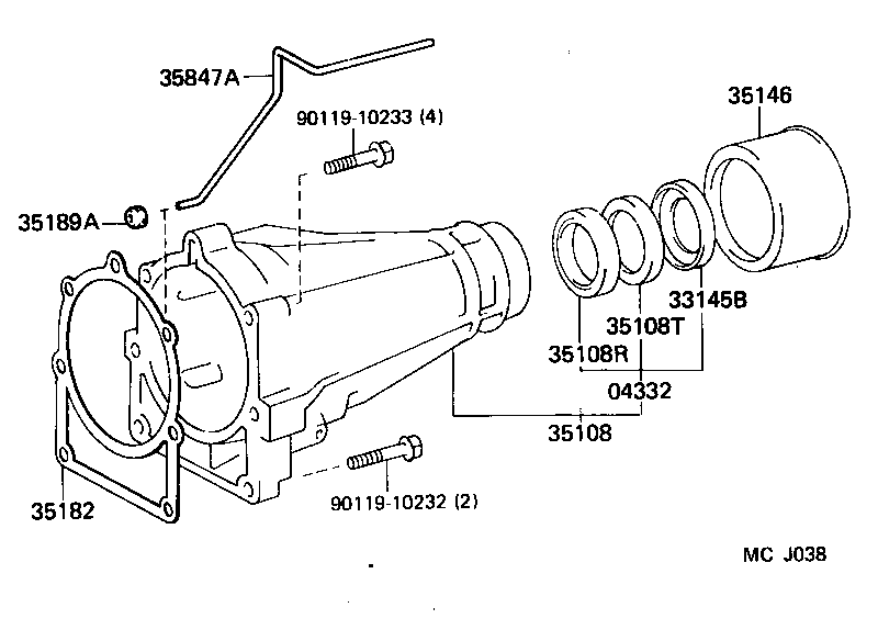 Extension Housing