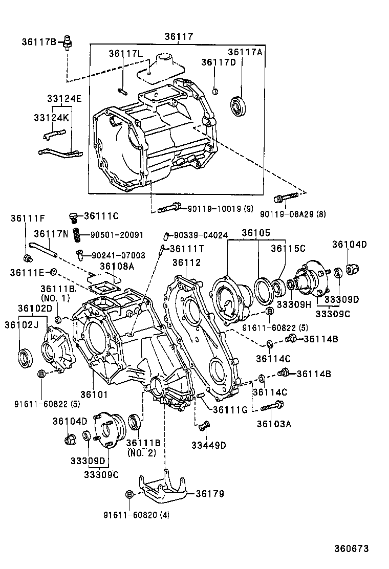 Transfer Case & Extension Housing