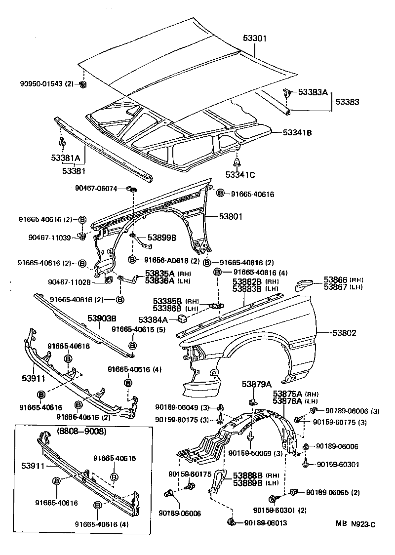 Hood & Front Fender