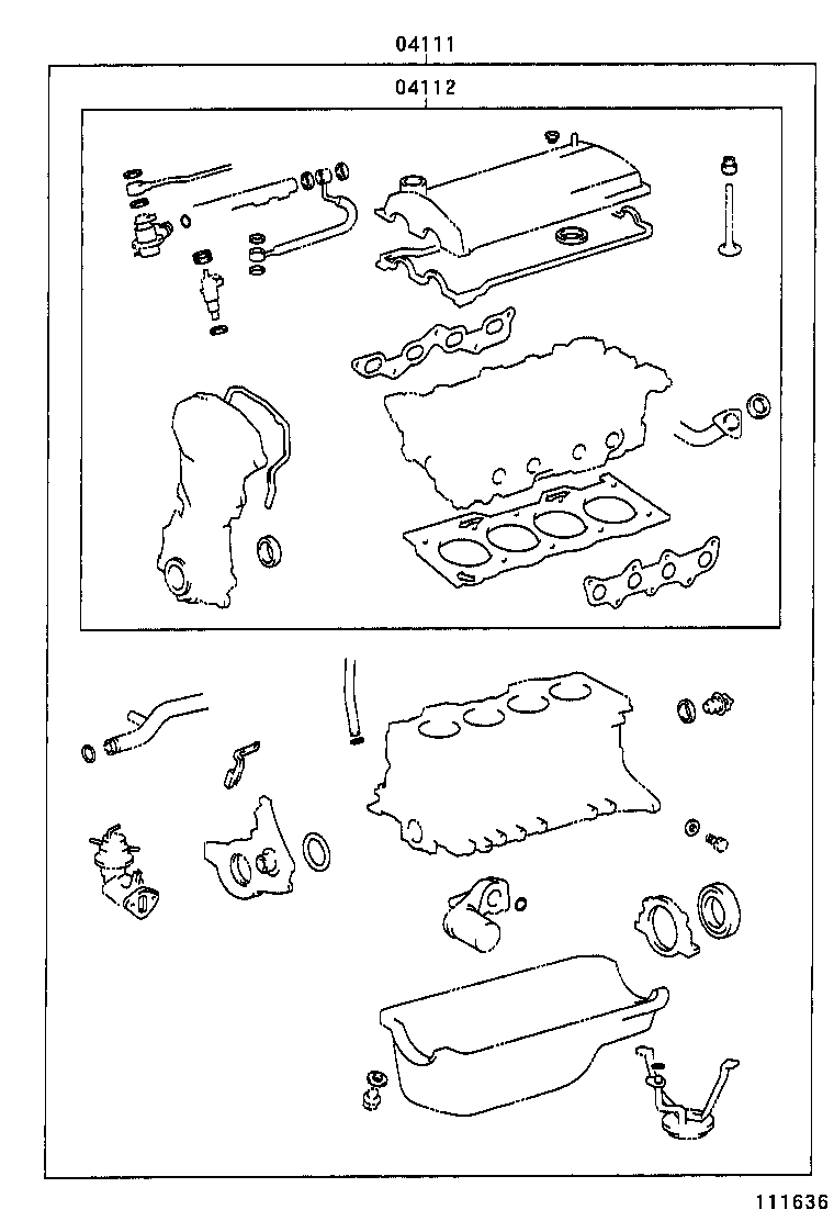 Engine Overhaul Gasket Kit